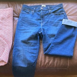 JCrew jeans womens 32 curvey toothpick